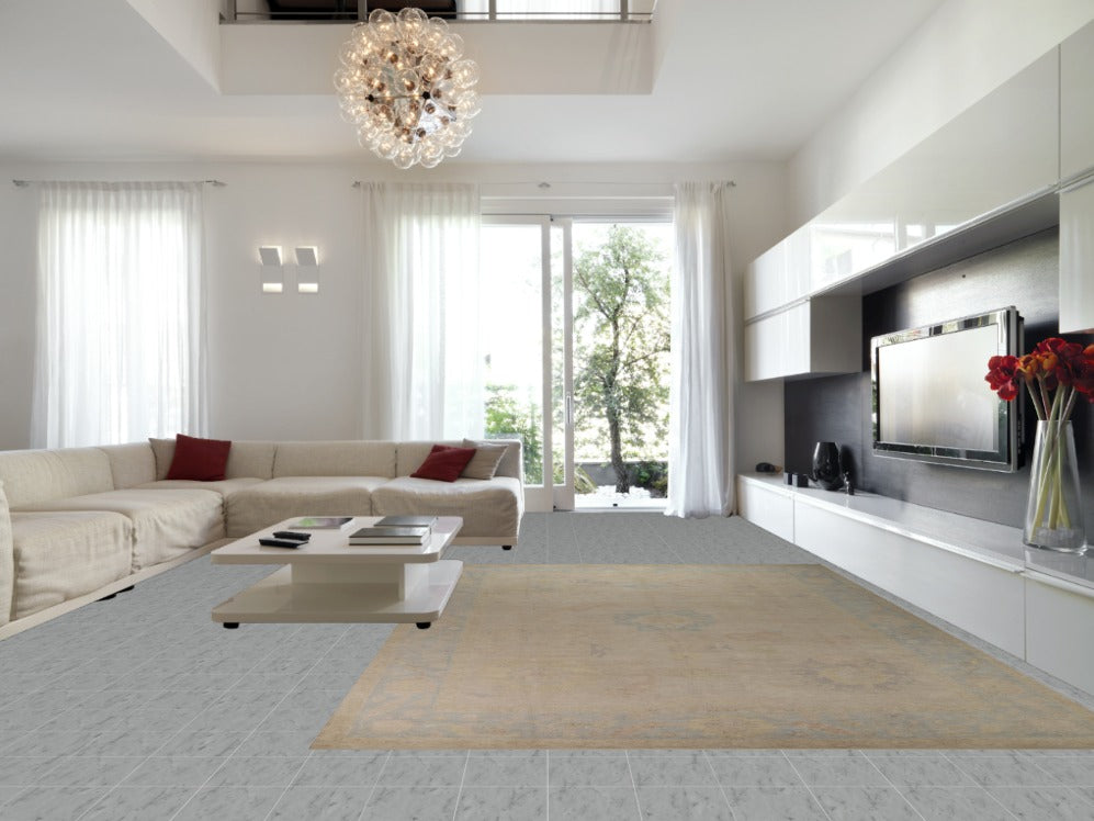 Vegetable Dye Oushak Turkish Large Rug 10x15