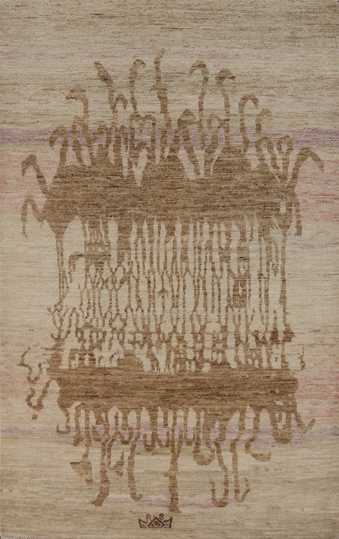 Vegetable Dye Wool Oushak Turkish Rug 4x6