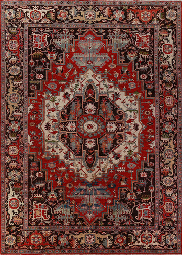 Vegetable Dye Heriz Oriental Area Rug 10x13