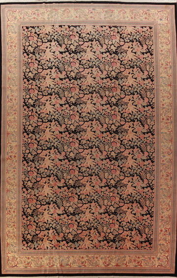 Vegetable Dye Floral Aubusson Chinese Large Rug 12x18