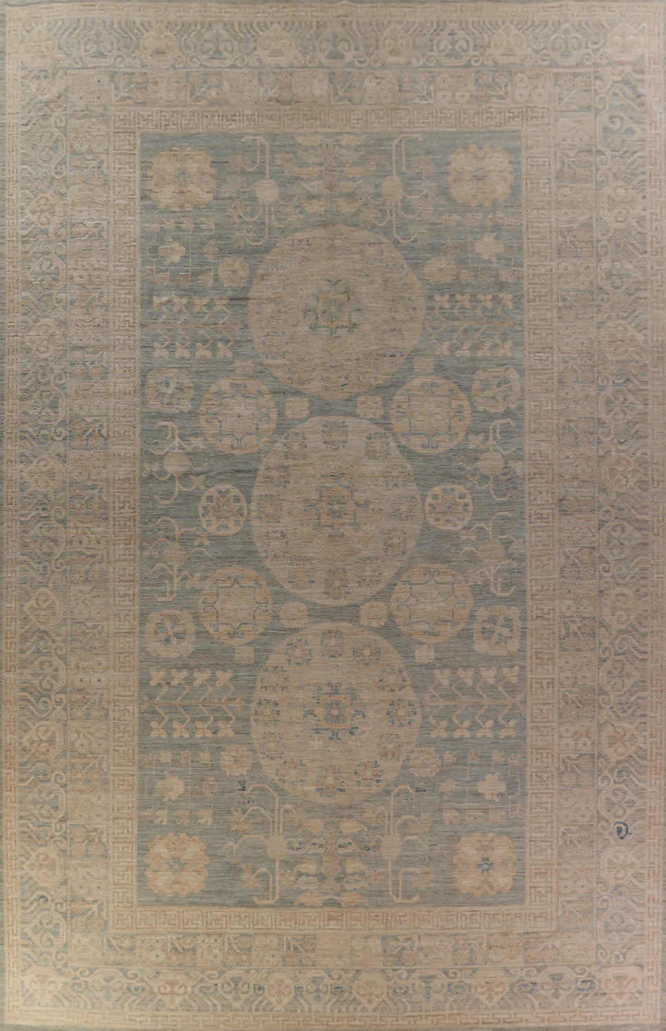 Vegetable Dye Wool Oushak Turkish Large Rug 12x19