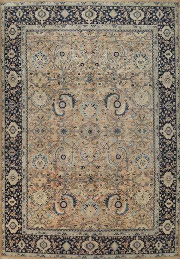 Vegetable Dye Oushak Turkish Area Rug 9x12