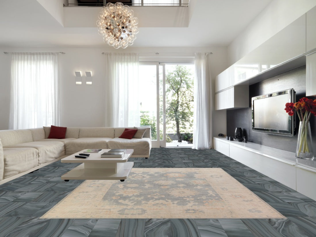 Vegetable Dye Oushak Oriental Area Rug 10x12