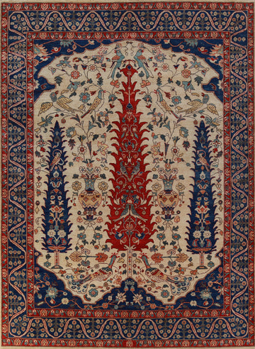 Vegetable Dye Animals Design Ziegler Oriental Area Rug 9x12