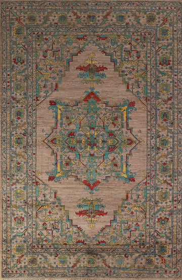 Vegetable Dye Ziegler Oriental Area Rug 7x10