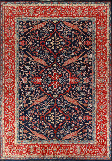 Vegetable Dye Blue Ziegler Oriental Area Rug 9x12