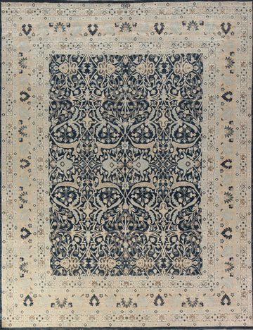 Vegetable Dye Blue Ziegler Oriental Area Rug 8x10