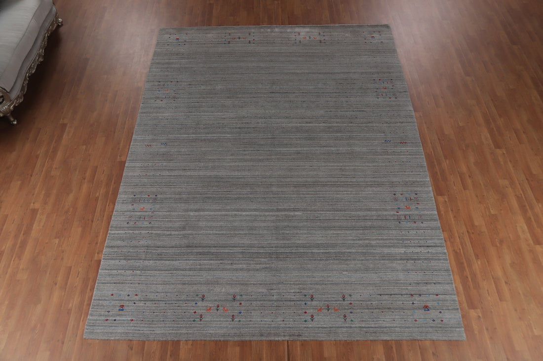 Tribal Wool Gabbeh Indian Area Rug 9x12
