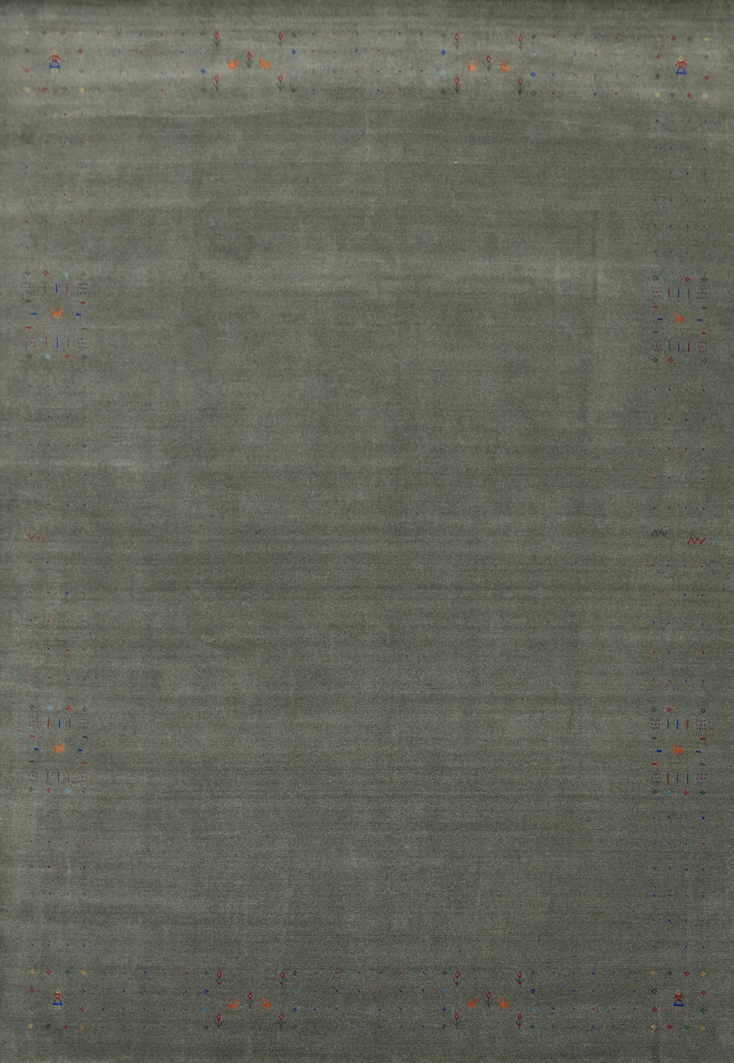 Tribal Wool Gabbeh Indian Area Rug 9x12