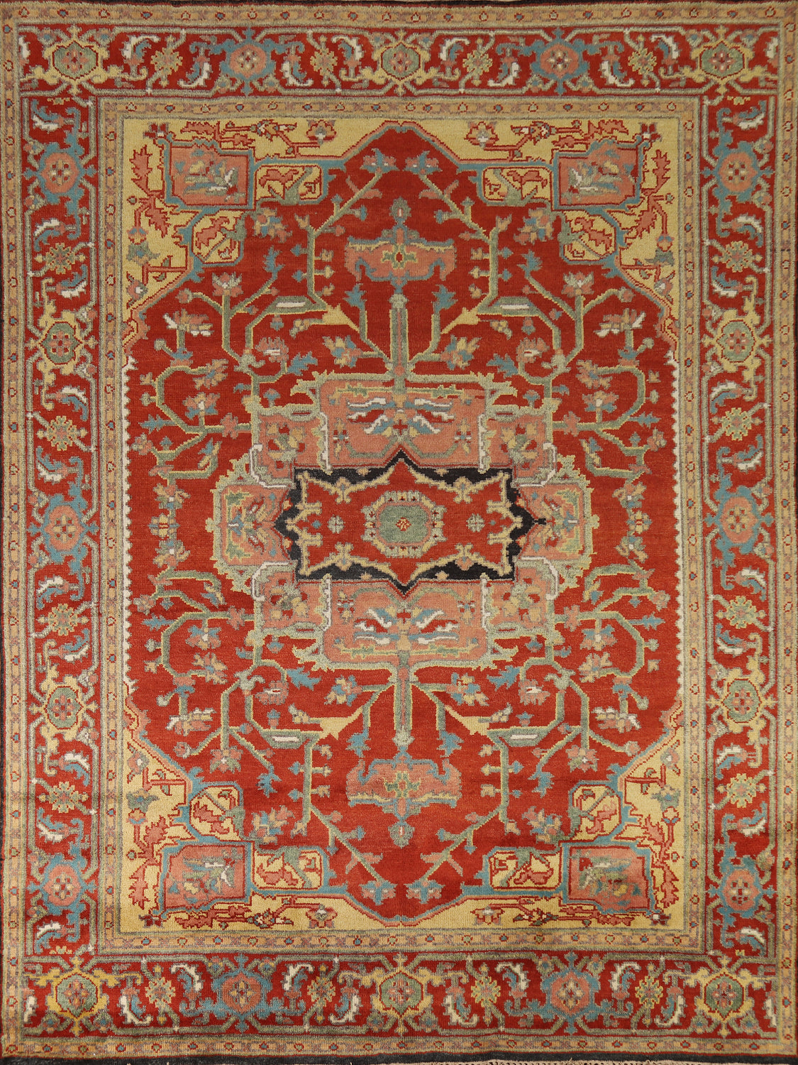 Handmade Heriz Serapi Indian Area Rug 8x10