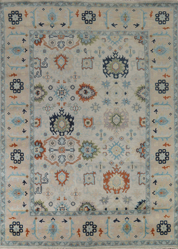 Handmade Wool Oushak Indian Area Rug 8x10