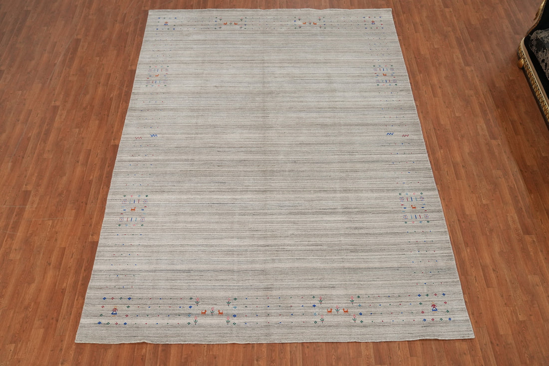 Tribal Gabbeh Indian Area Rug 9x12