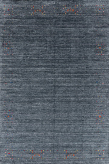 Slate Wool Gabbeh Indian Area Rug 9x12