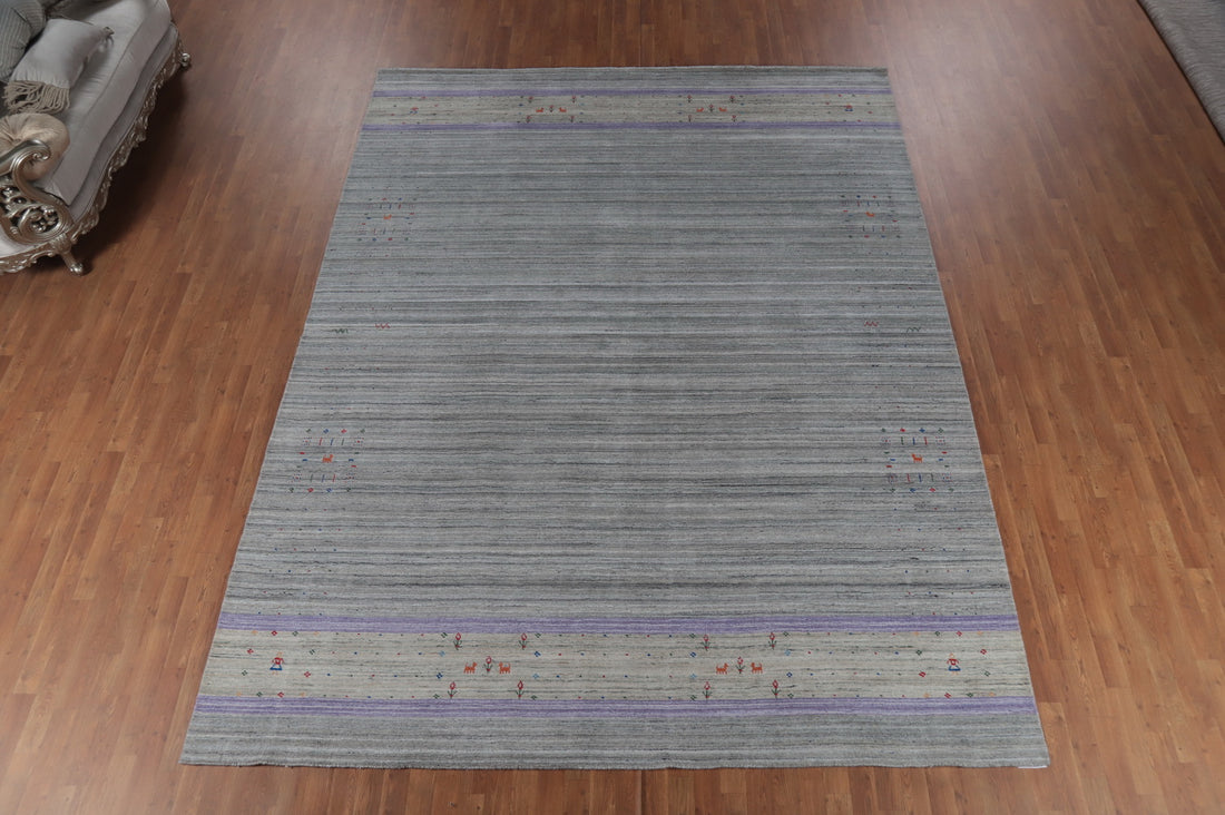 Handmade Wool Gabbeh Indian Area Rug 9x12