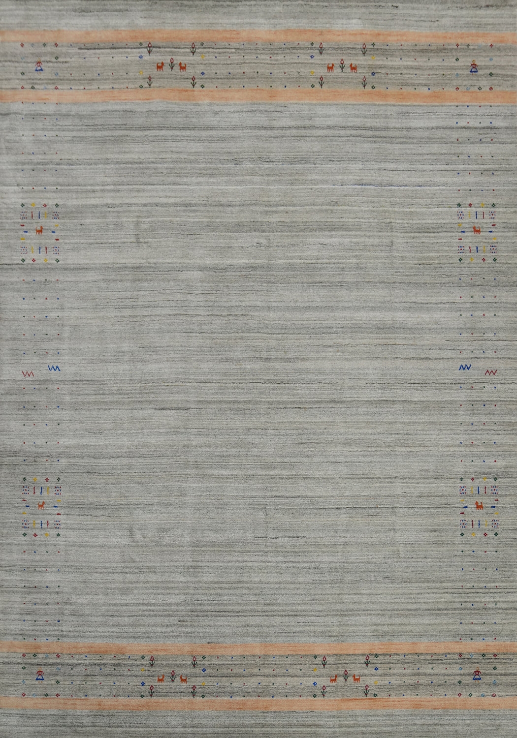 Wool Gabbeh Oriental Area Rug 9x12