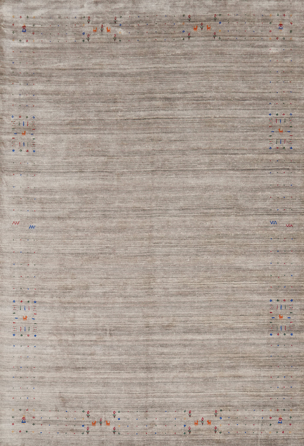 Tribal Gabbeh Indian Area Rug 9x12