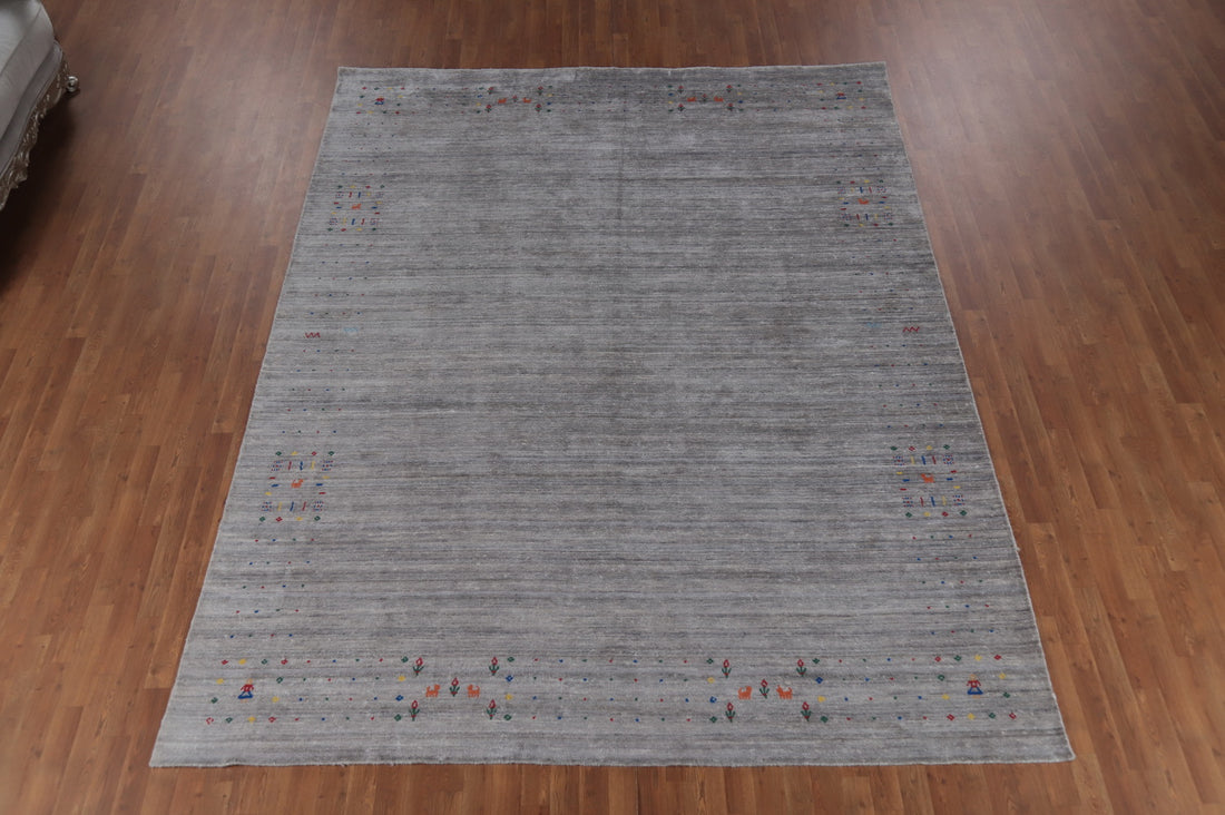 Handmade Gabbeh Indian Area Rug 9x12