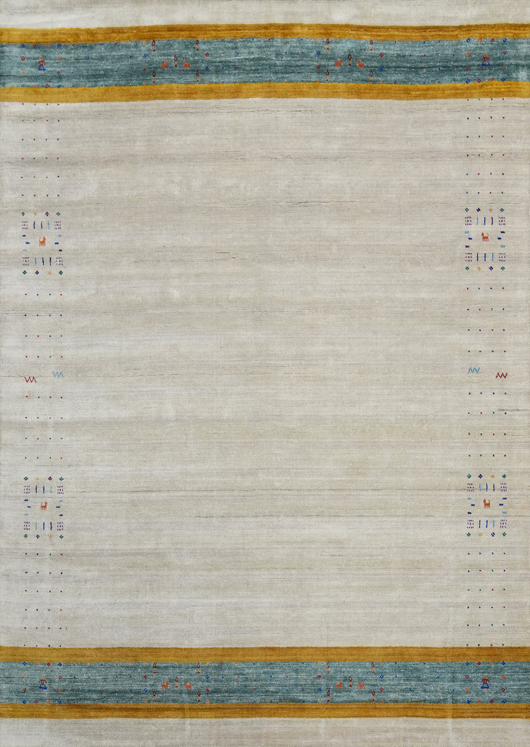 Handmade Wool Gabbeh Indian Area Rug 9x12