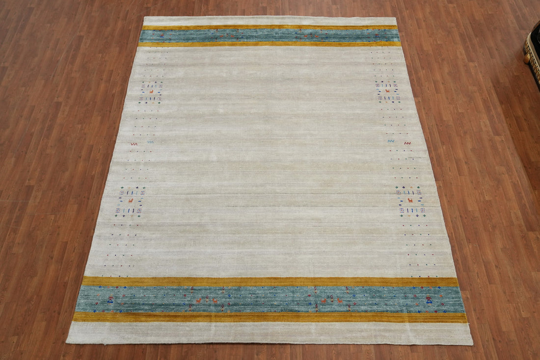 Handmade Wool Gabbeh Indian Area Rug 9x12