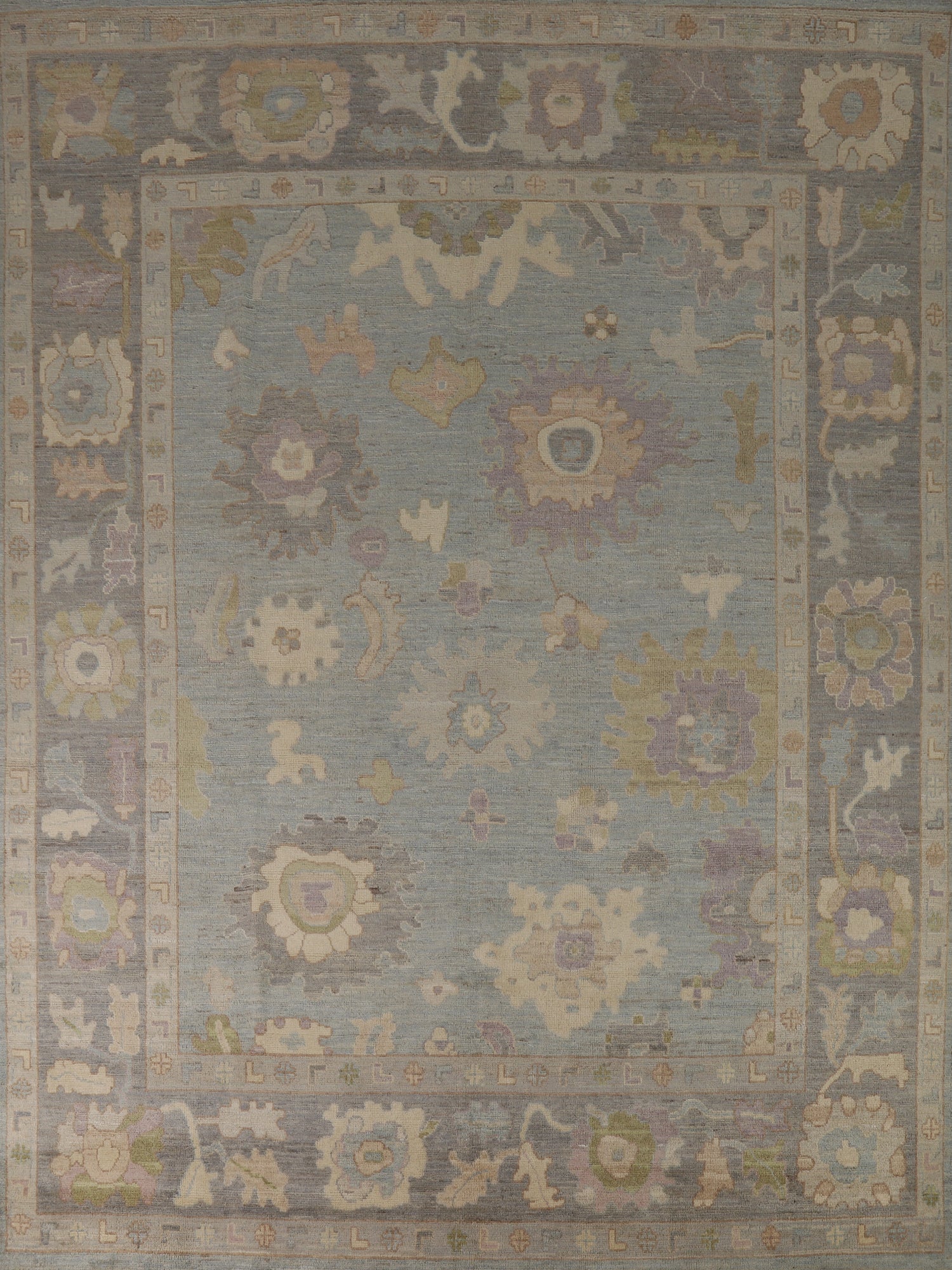 Vegetable Dye Oushak Turkish Area Rug 8x10