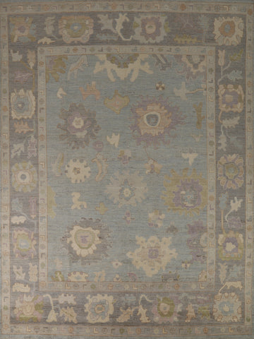 Vegetable Dye Oushak Turkish Area Rug 8x10