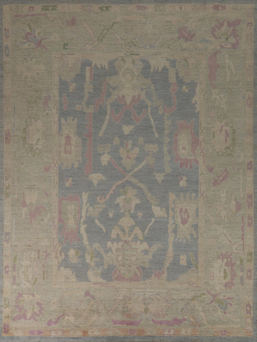 Vegetable Dye Oushak Turkish Area Rug 8x10