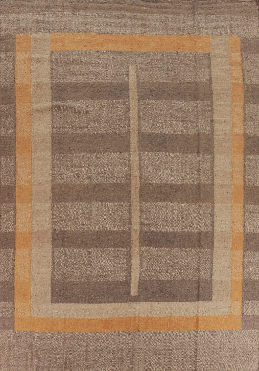 Vegetable Dye Contemporary Jute Kilim Turkish Area Rug 9x12