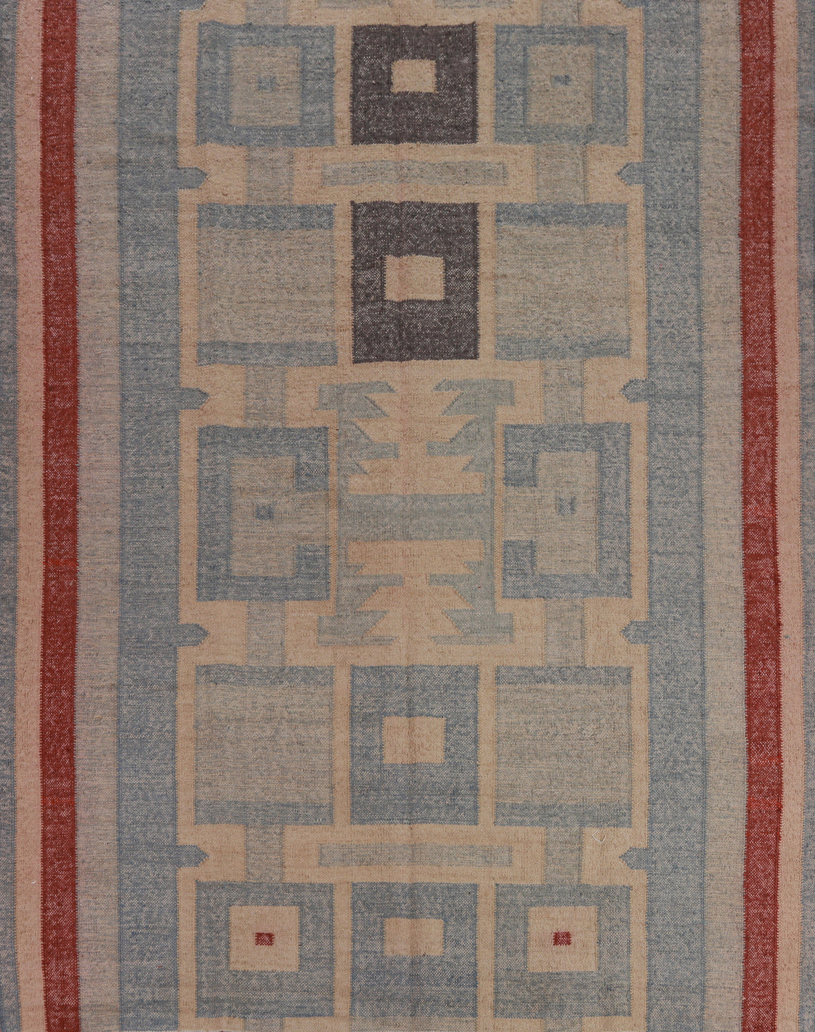Vegetable Dye Modern Kilim Turkish Area Rug 8x10