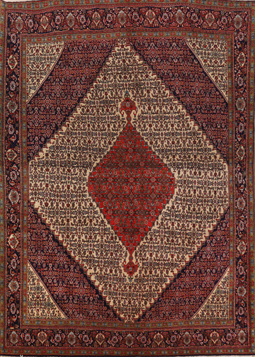 Vegetable Dye Wool Bidjar Persian Area Rug 10x13