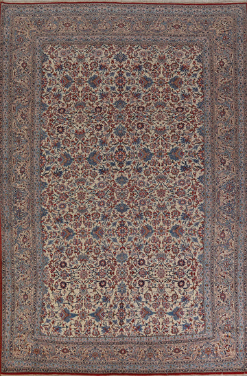 Antique Vegetable Dye Nain Toodeshk Persian Area Rug 7x11