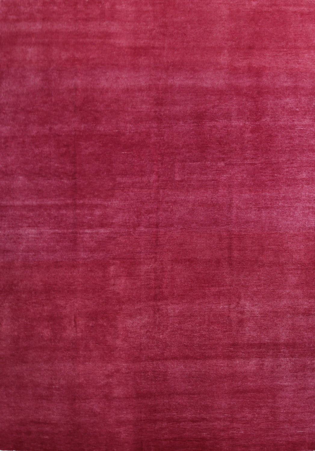 Pink Fuchsia Wool Solid Gabbeh Persian Area Rug 9x12