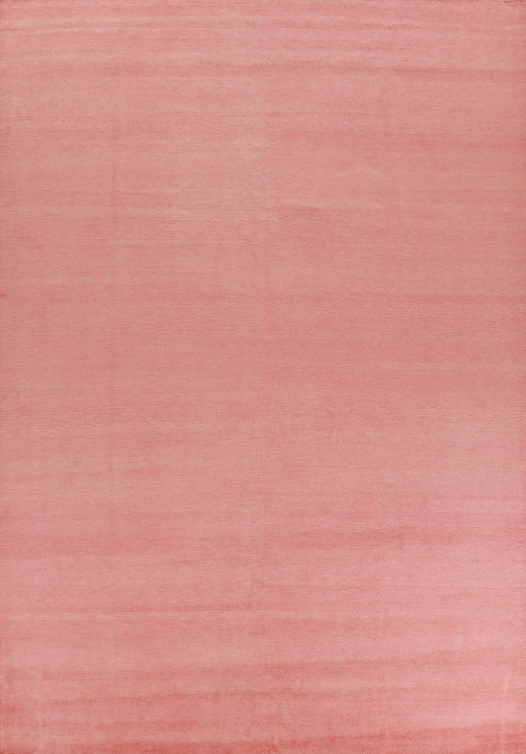 Coral Pink Modern Vegetable Dye Gabbeh Persian Area Rug 9x12