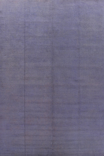 Blue Lilac Modern Gabbeh Vegetable Dye Large Rug 10x14