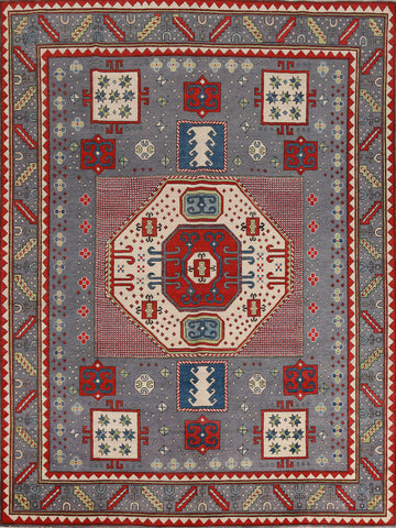 Handmade Wool Kazak Oriental Area Rug 8x10