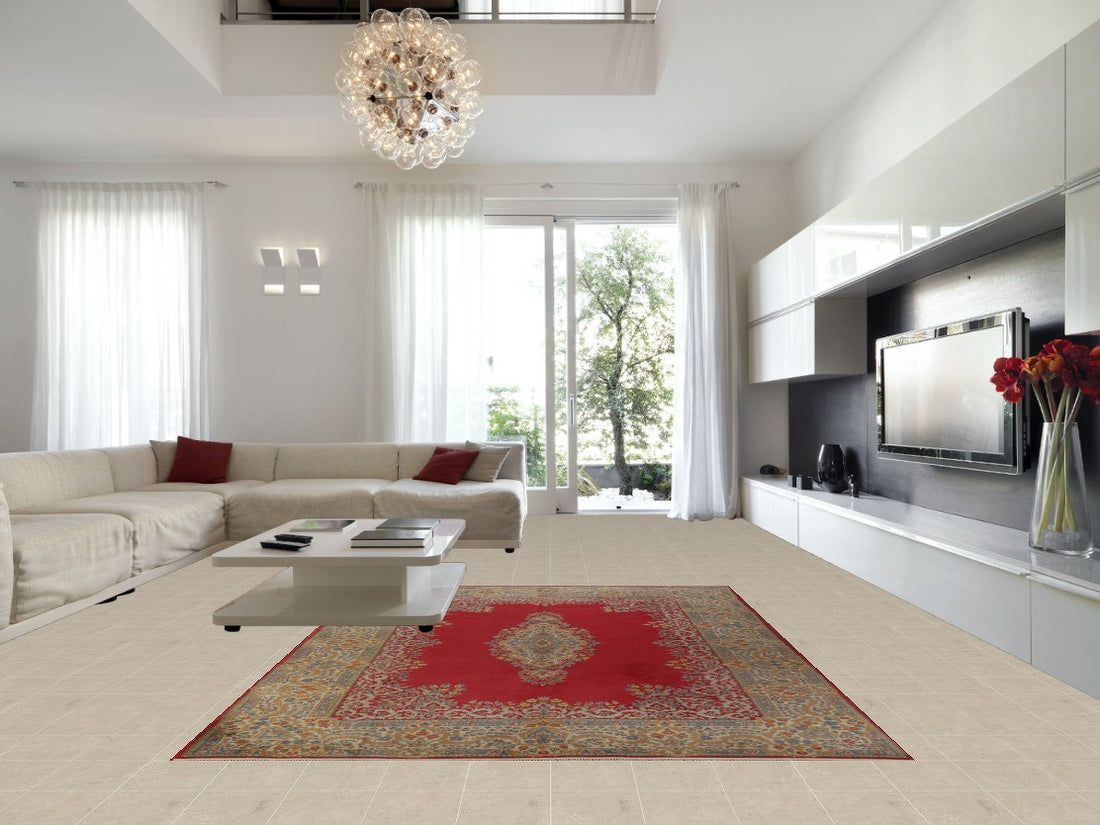 Vegetable Dye Kerman Persian Area Rug 9x12