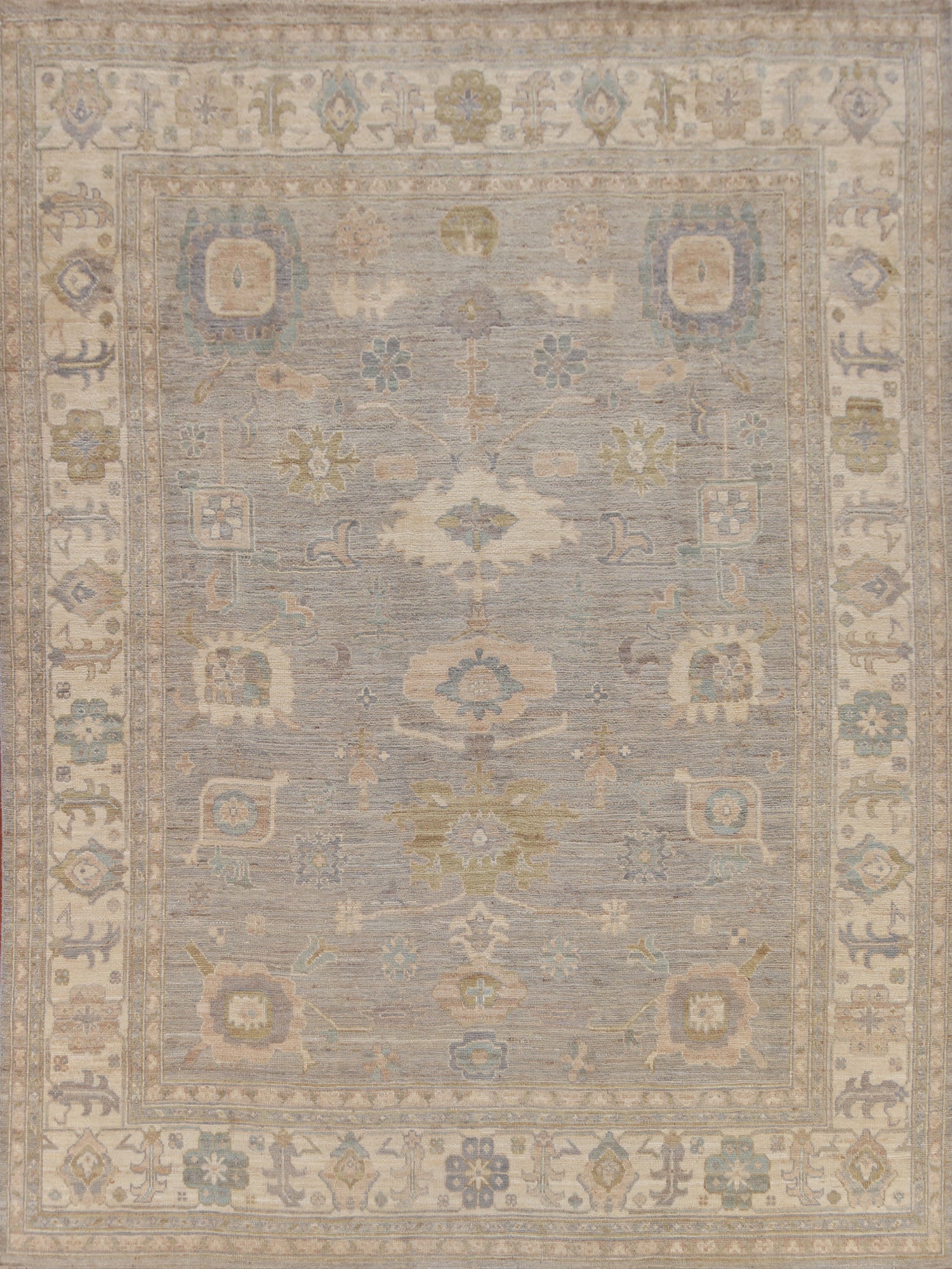 Handmade Wool Oushak Oriental Area Rug 8x10