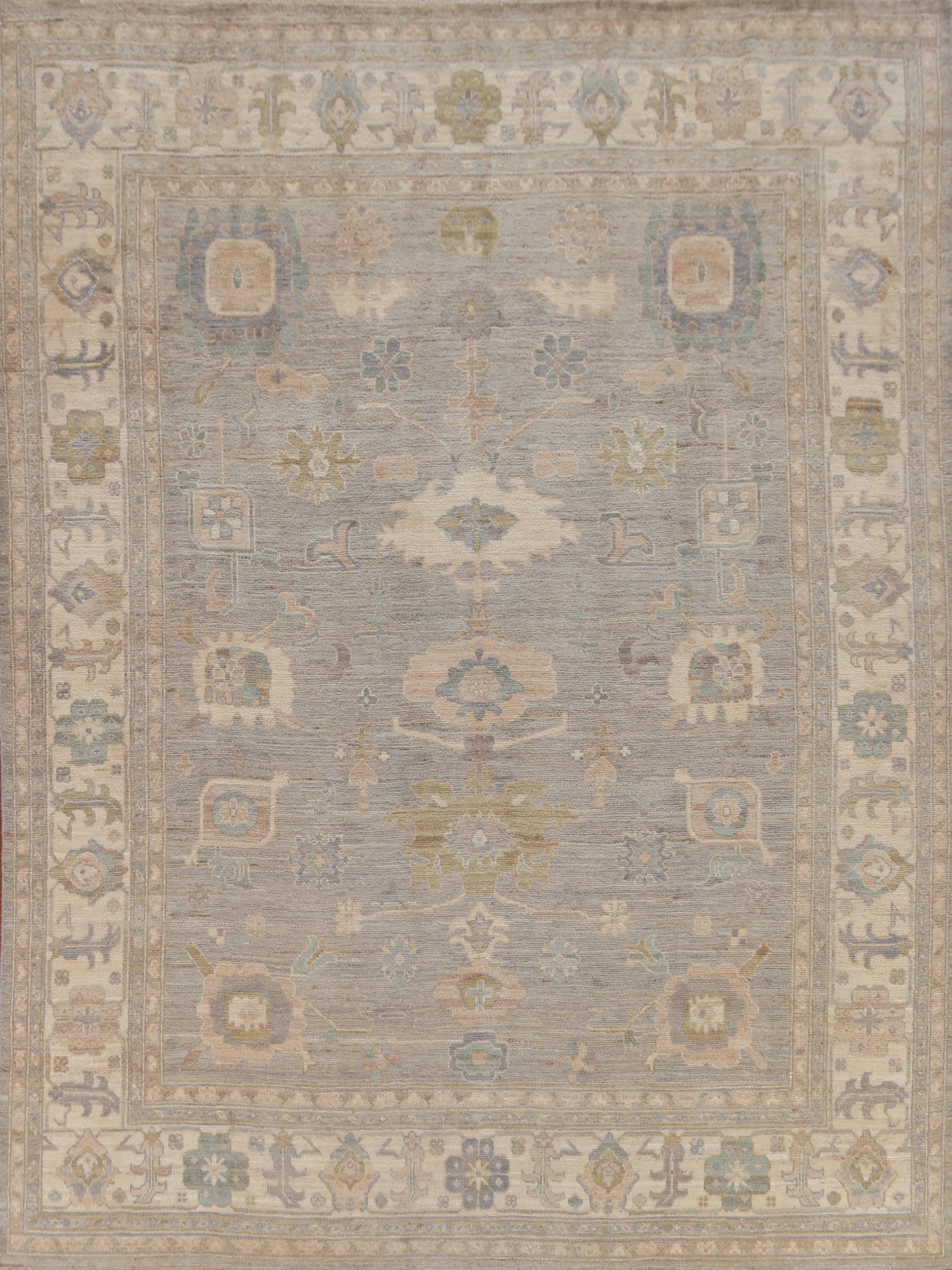 Handmade Wool Oushak Oriental Area Rug 8x10