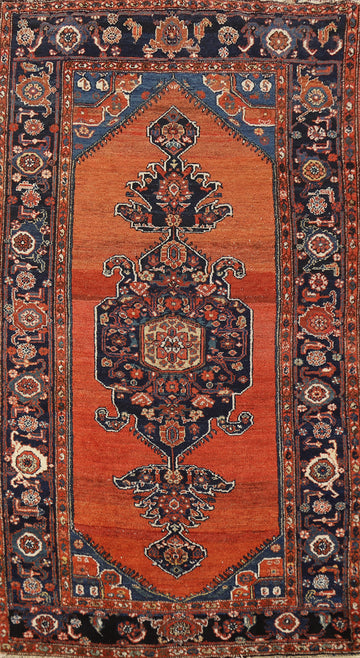 Antique Vegetable Dye Malayer Persian Area Rug 5x8