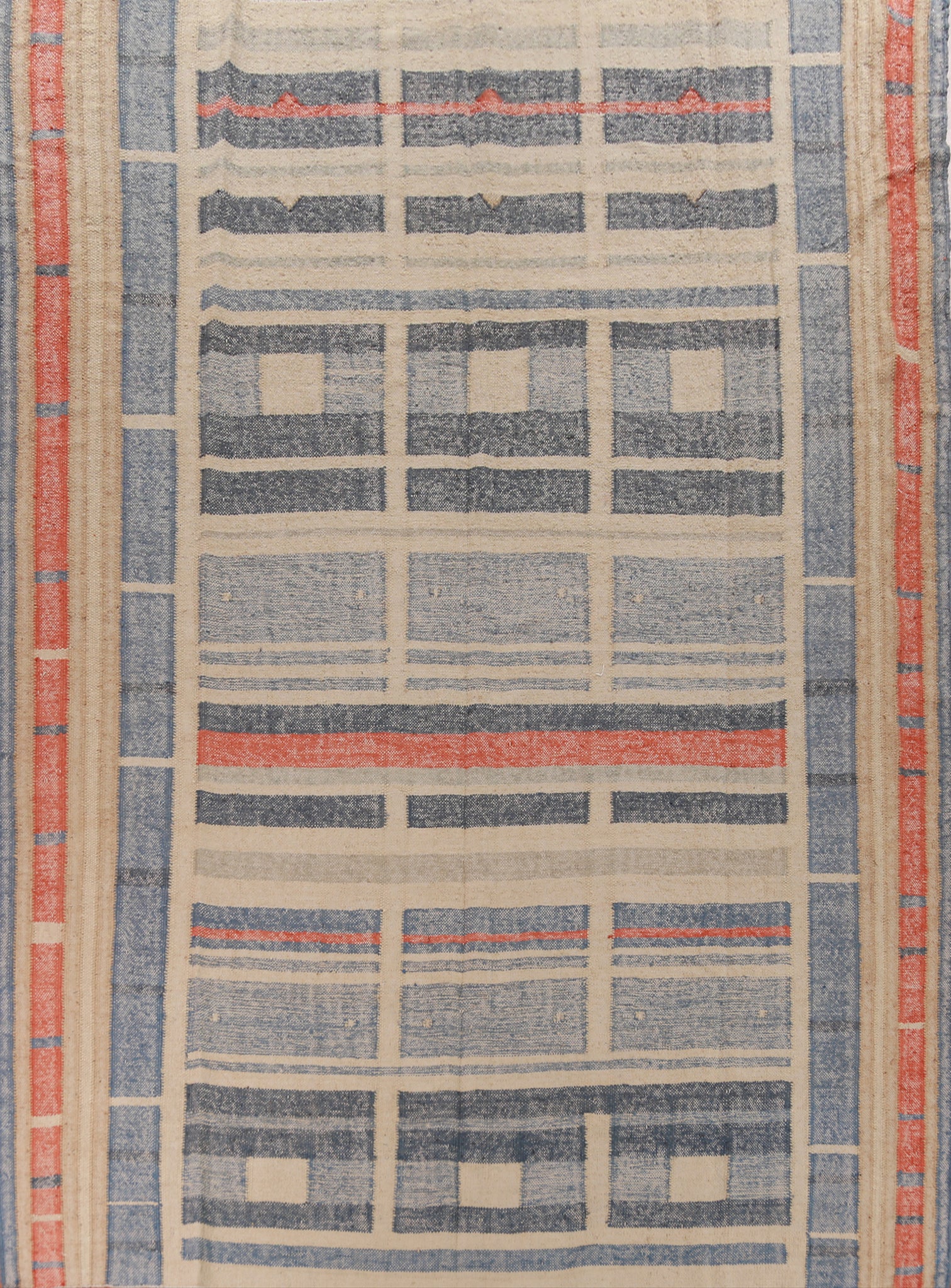 Vegetable Dye Kilim Turkish Large Rug 11x13