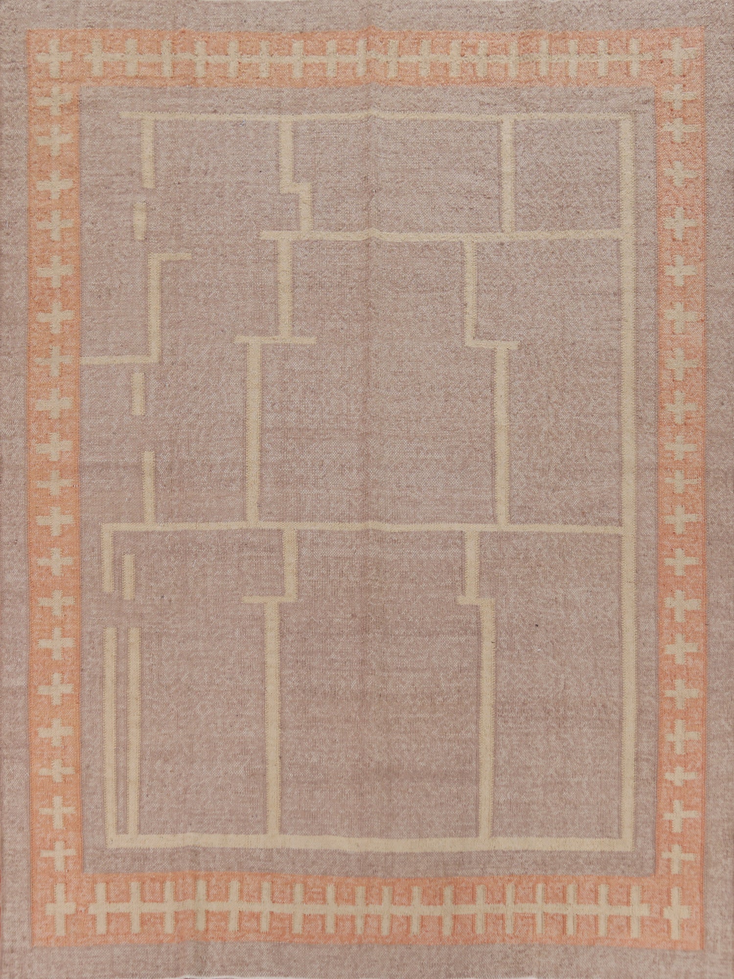 Vegetable Dye Kilim Turkish Area Rug 8x10