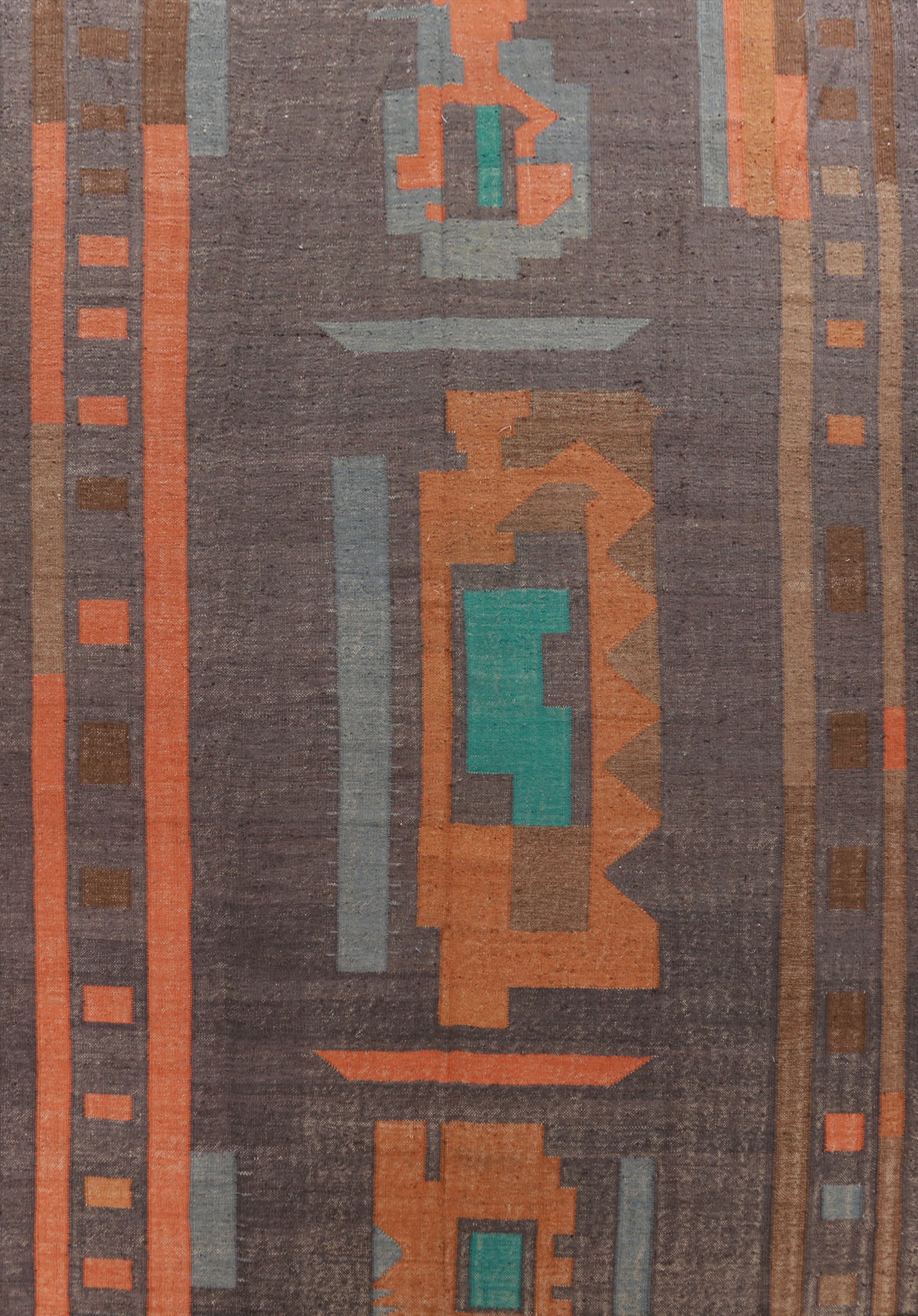 Vegetable Dye Kilim Turkish Large Rug 11x14