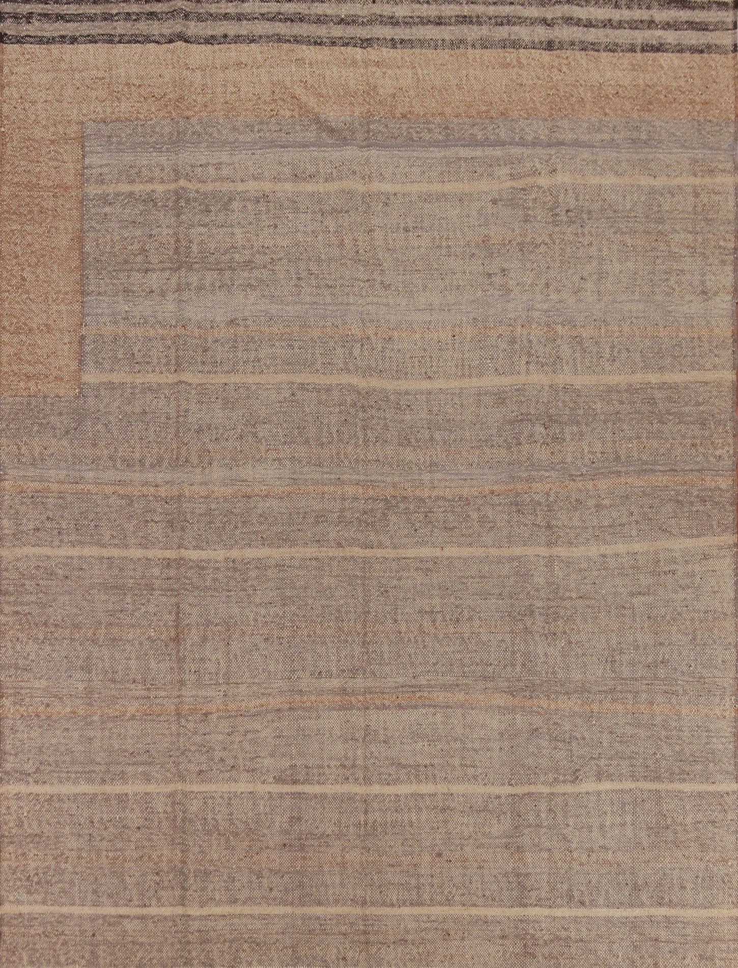 Flat Weave Jute Kilim Turkish Area Rug 8x10