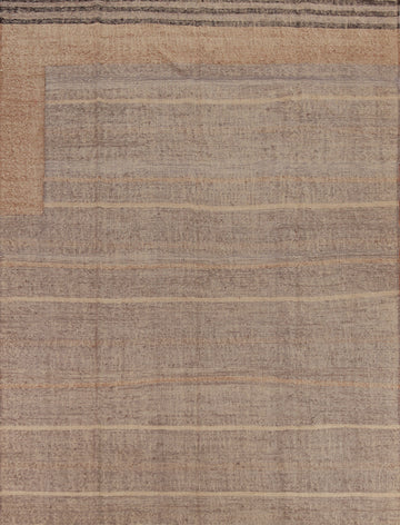 Flat Weave Jute Kilim Turkish Area Rug 8x10