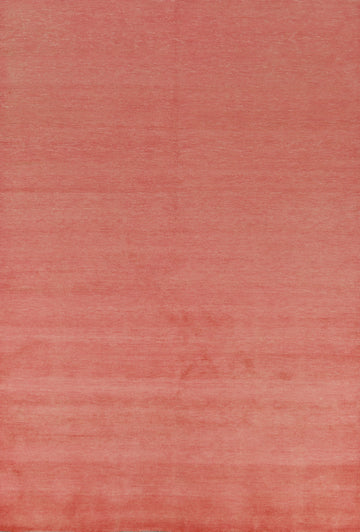 Handmade Wool Coral Gabbeh Vegetable Dye Area Rug 6x9