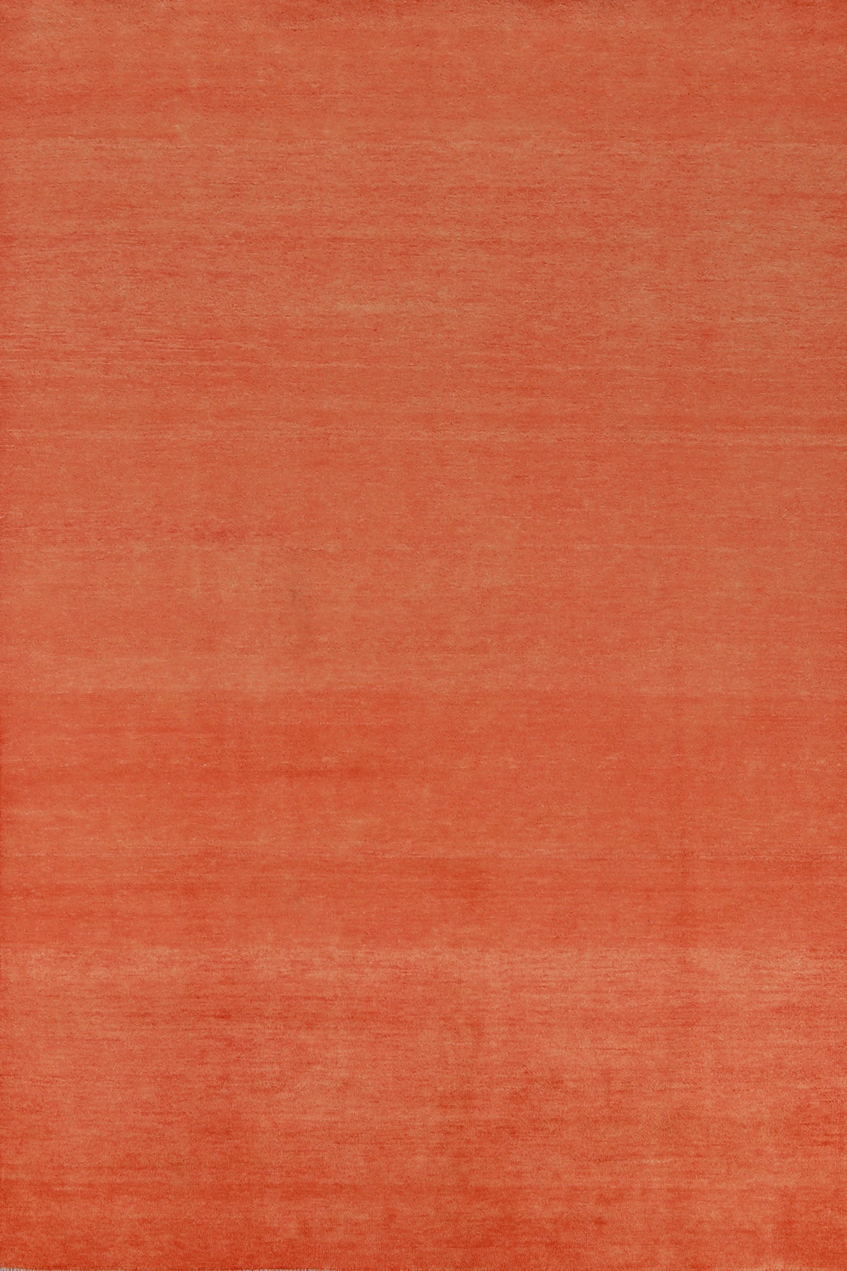 Orange Wool Modern Gabbeh Vegetable Dye Area Rug 6x9