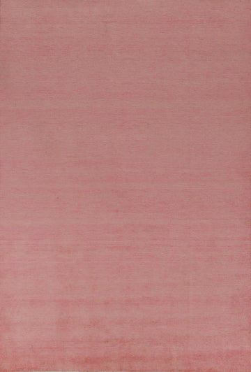 Light Pink Modern Gabbeh Vegetable Dye Area Rug 6x9