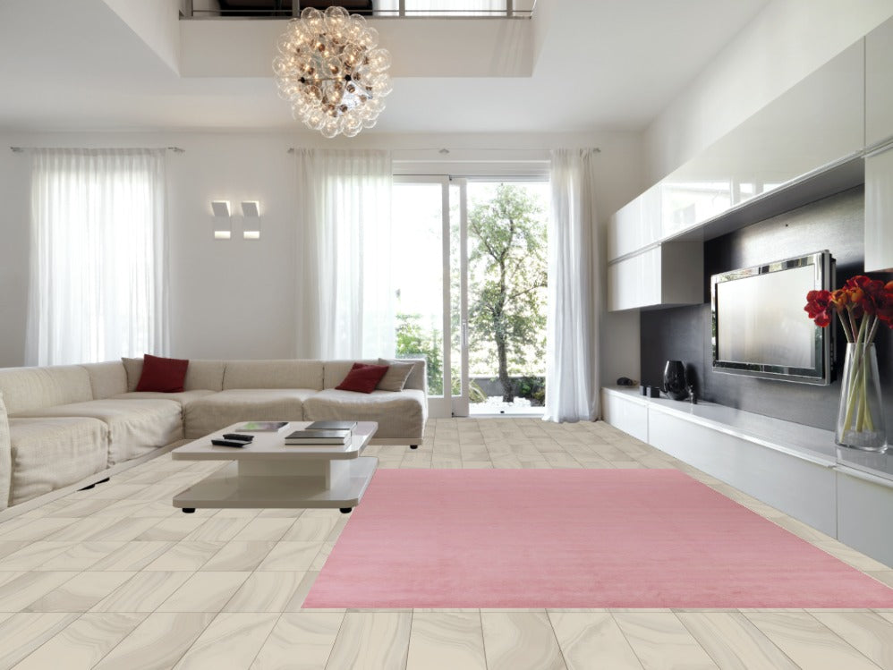 Vegetable Dye Pink Gabbeh Persian Area Rug 9x13