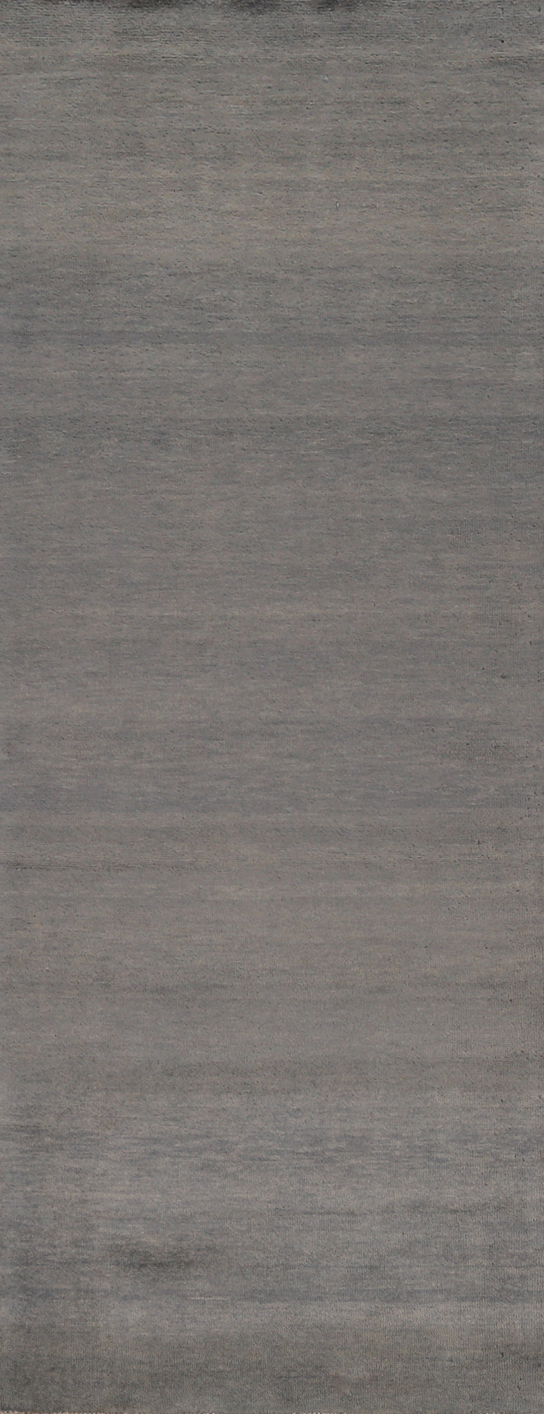 Vegetable Dye Gray Gabbeh Persian Runner Rug 3x10