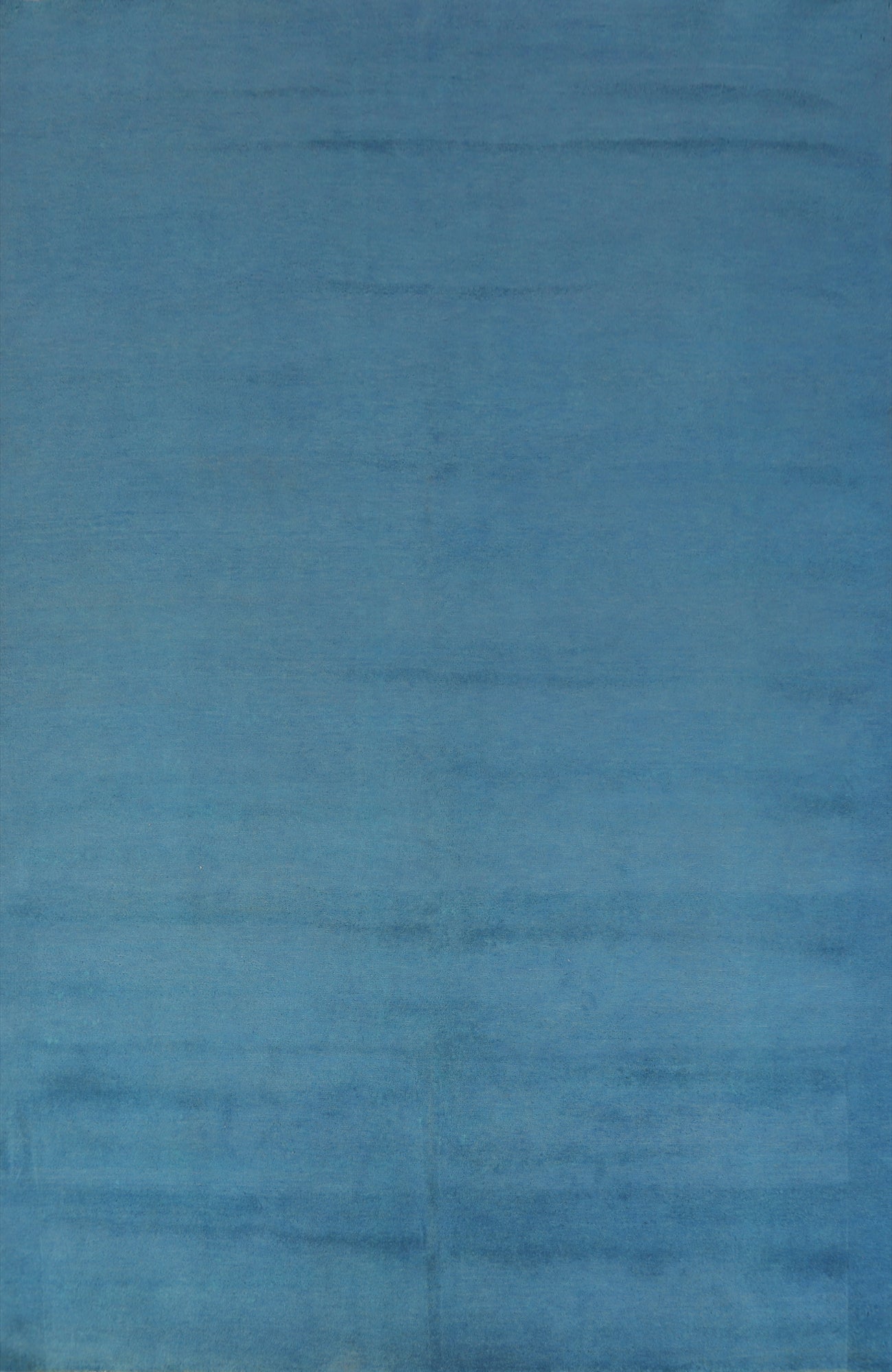 Vegetable Dye Sky Blue Gabbeh Persian Area Rug 7x10