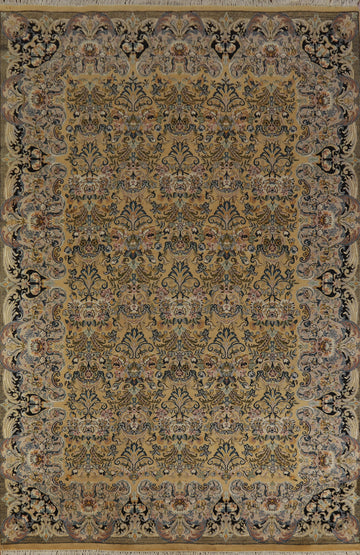 Vegetable Dye Floral Aubusson Chinese Area Rug 6x8